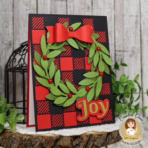 Kat Scrappiness - Christmas Wreath Die