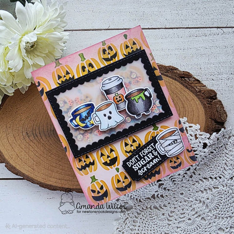 Newtons Nook - Spooky Coffees Stamp Set