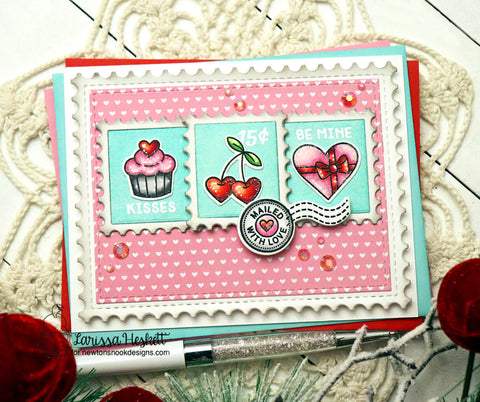 Newton's Nook - Valentine Postage Sampler Dies