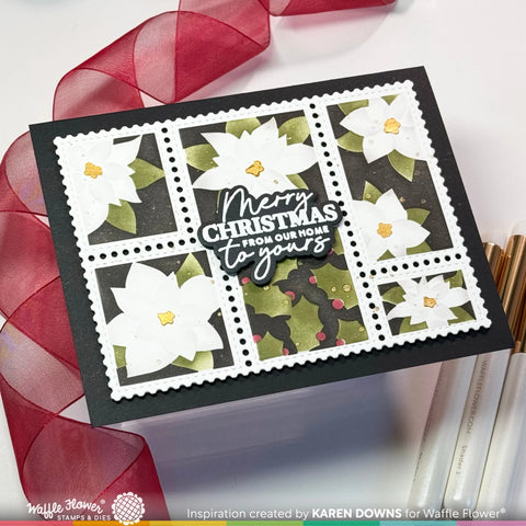 Waffle Flower - Family Christmas Sentiments Stamp Set