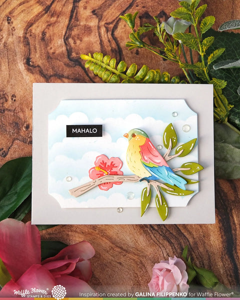 Waffle Flower - Birdie Duo Die & Stencil