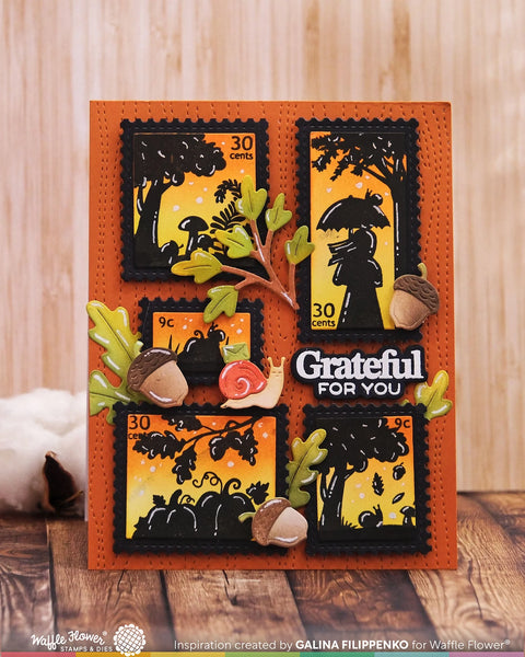 Waffle Flower - Grateful Heart Sentiments Stamp Set
