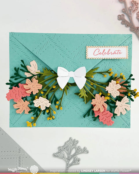 Waffle Flower - Postage Collage Gifts Dies