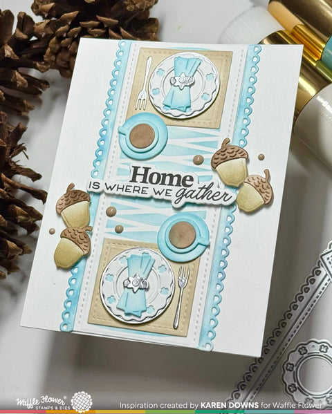 Waffle Flower - Grateful Heart Sentiments Stamp Set