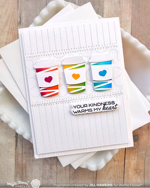Waffle Flower - Grateful Heart Sentiments Stamp Set