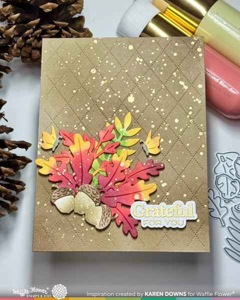 Waffle Flower - Grateful Heart Sentiments Stamp Set