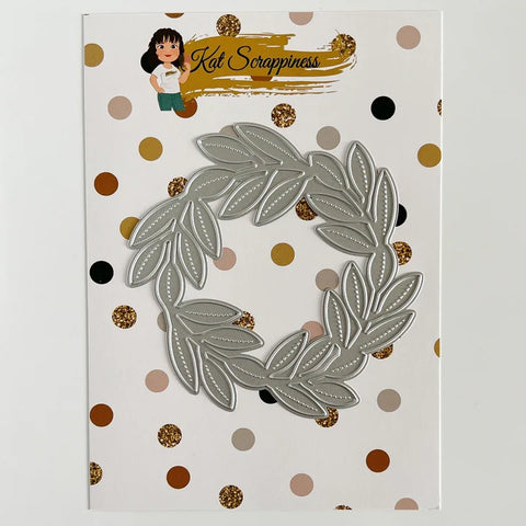 Kat Scrappiness - Christmas Wreath Die