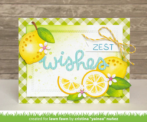 Lawn Fawn - Zesty Lemon Dies