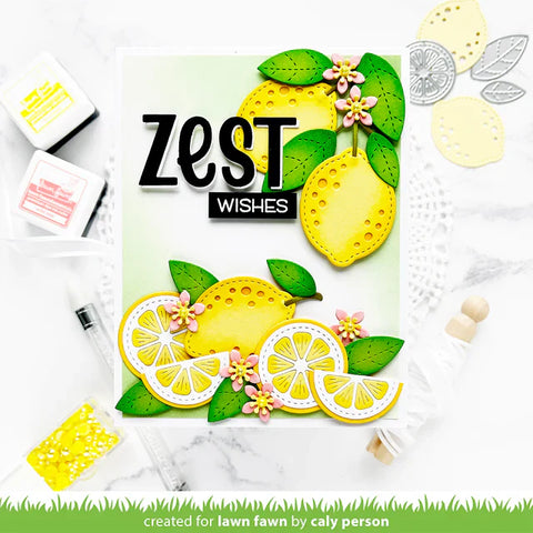 Lawn Fawn - Zesty Lemon Dies