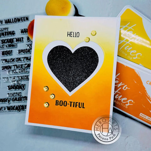Hero Arts - Halloween Messages Stamp Set