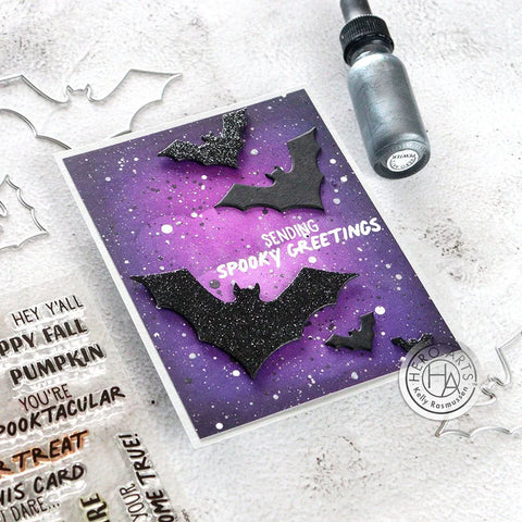Hero Arts - Halloween Messages Stamp Set
