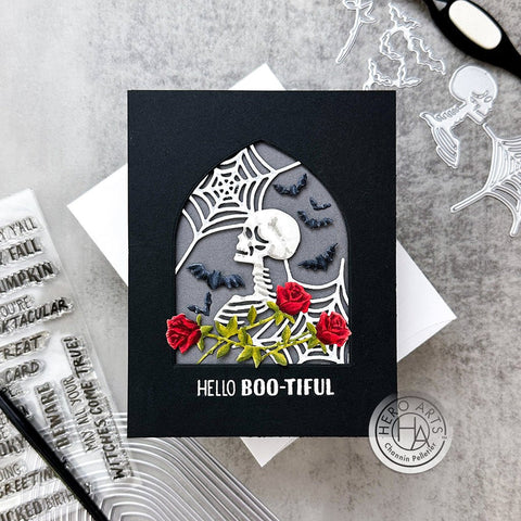 Hero Arts - Halloween Messages Stamp Set