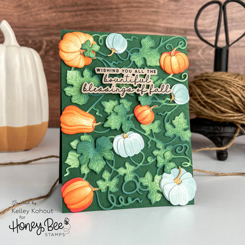 Honey Bee - Bold Background: Pumpkin Patch Die