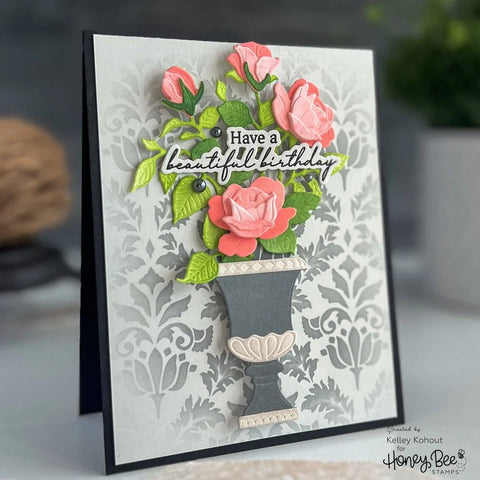 Honey Bee - Lovely Layers - Sweetheart Roses Dies