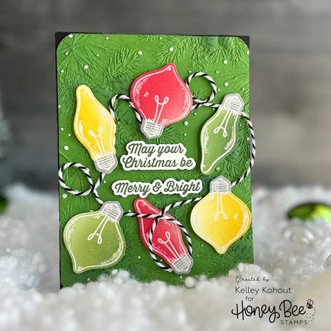 Honey Bee - Snowy Pines 3D Embossing Folder