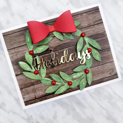 Kat Scrappiness - Christmas Wreath Die