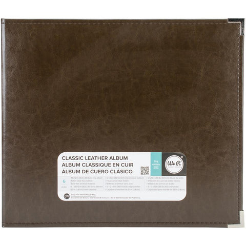 We R Memory Keepers 12"x 12" D-Ring Leather Album (Multiple Colors Available)