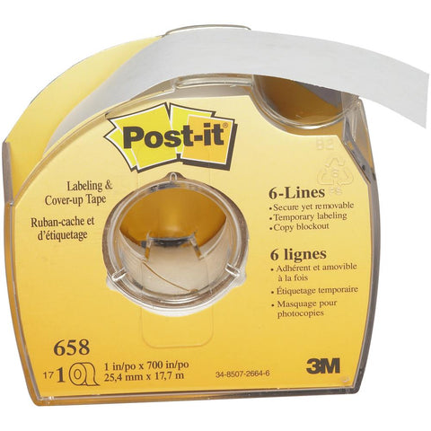 Post-It Cover-Up Tape (1"x 700" Roll)