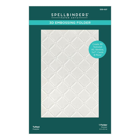 Spellbinders - Tufted 3D Embossing Folder