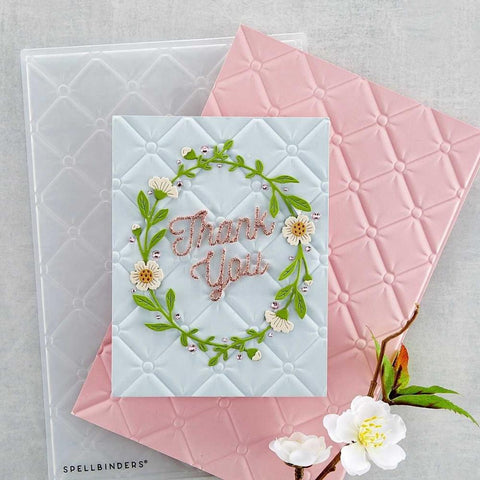 Spellbinders - Tufted 3D Embossing Folder