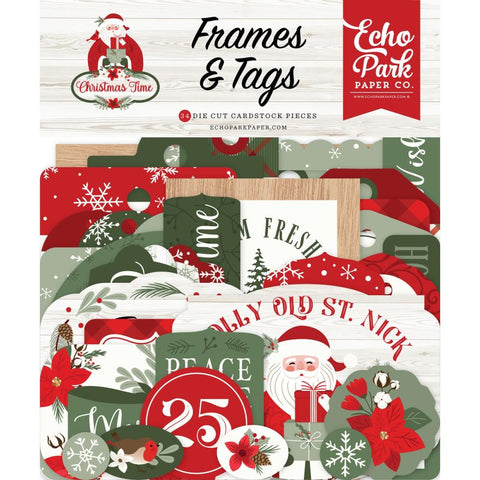 Echo Park - Christmas Time Frames & Tags (34 Pieces)