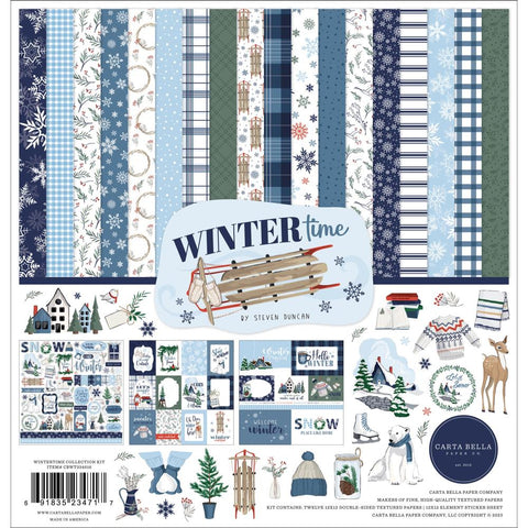 Carta Bella 12'x 12" WinterTime Paper Pack