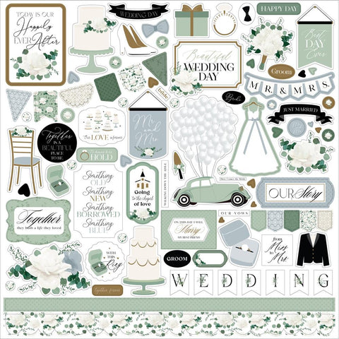 Carta Bella 12'x 12" Wedding Bells Paper Pack