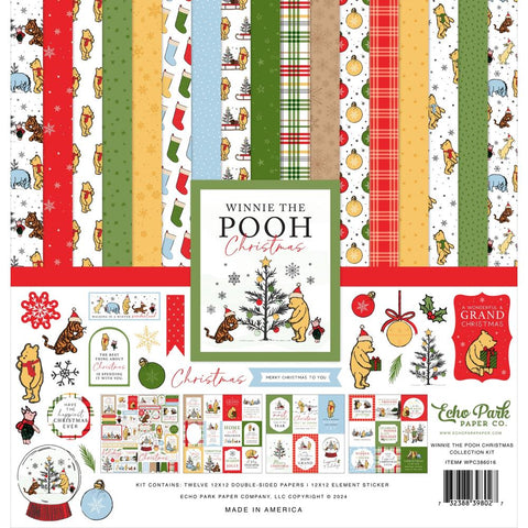 Echo Park - 12"x 12" Winnie the Pooh Christmas Paper Pack