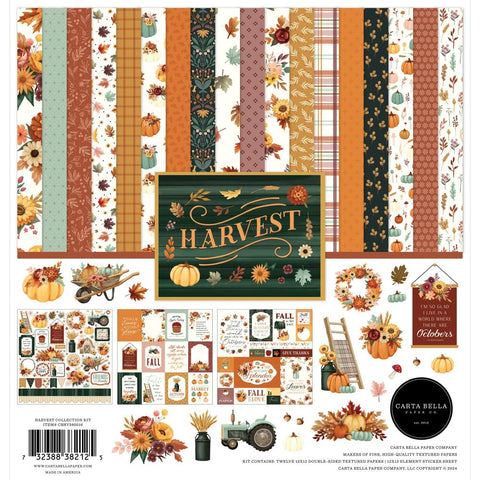 Carta Bella - 12'x 12" Harvest Paper Pack