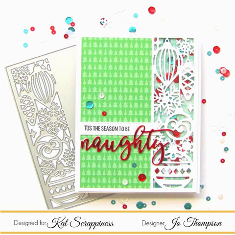 Kat Scrappiness - Ornament Strip Cover Plate Die