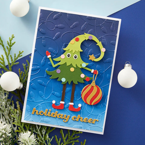 Spellbinders - Holiday Lights 3D Embossing Folder
