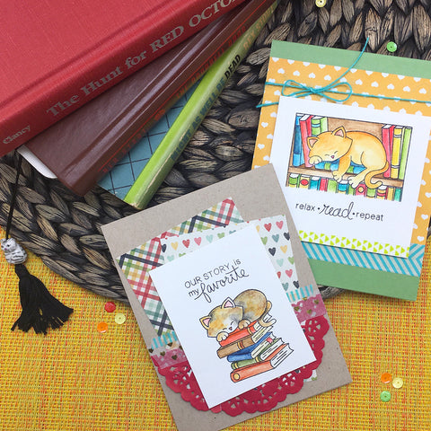 Newton's Nook - Newton's Book Club Stamp Set