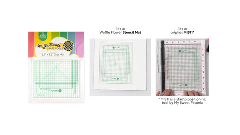 Waffle Flower - 6.5"x 8.5" Grip Mat Stenciling Tool