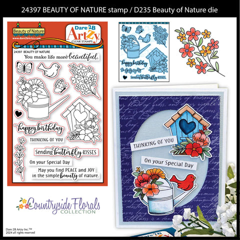 Dare 2B Artzy - Beauty of Nature Stamp Set