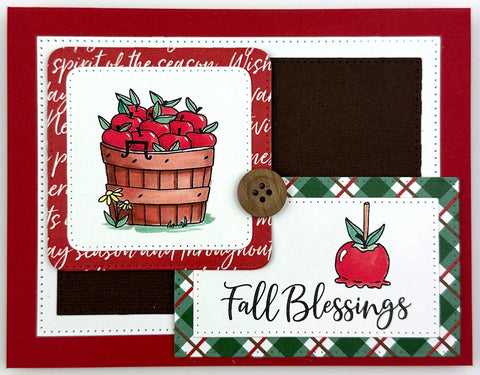 Dare 2B Artzy - Bushel of Happiness Stamp Set