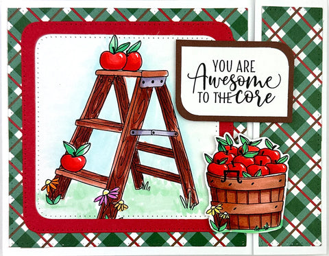 Dare 2B Artzy - Bushel of Happiness Stamp Set