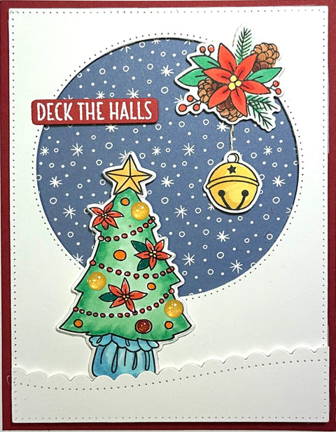 Dare 2B Artzy - Christmas Magic Stamp Set