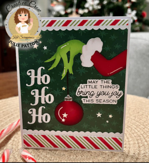Kat Scrappiness - Grinch Hand Die