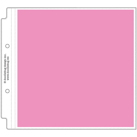 Doodlebug - 8"x 8" Storybook Album Layout Protectors (12 Pieces Total)