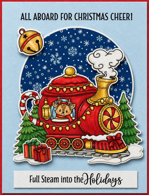 Dare 2B Artzy - Santa's Teapot Express Dies