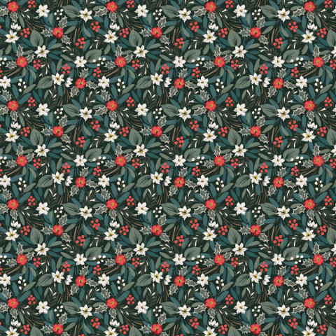 Simple Stories - 12"x 12" This Christmas (Mistletoe & Holly) Double-Sided Paper