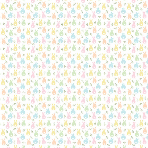 12'x 12" Easter Bunny Outline Double-Sided Paper