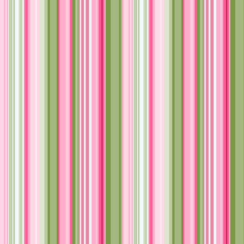 12"x 12" Pink & Green Paper (Double-Sided)