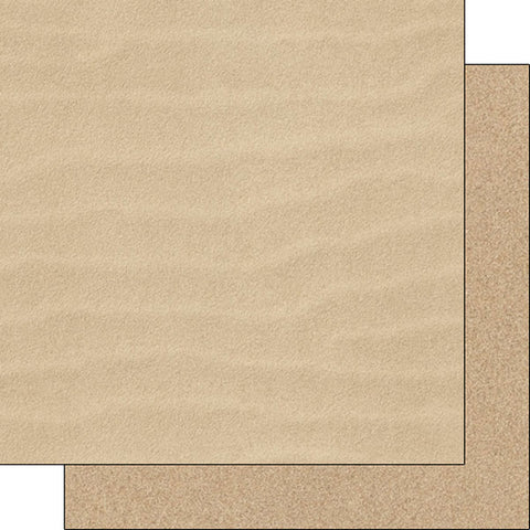 12"x 12" Sand Texture (Tan) Double-Sided Paper