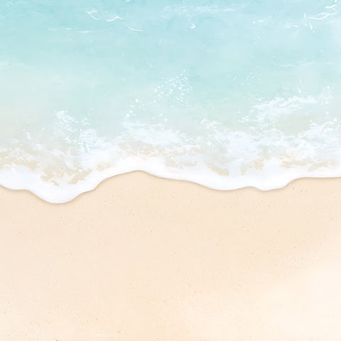 12"x 12" Beach Waves Double-Sided Paper