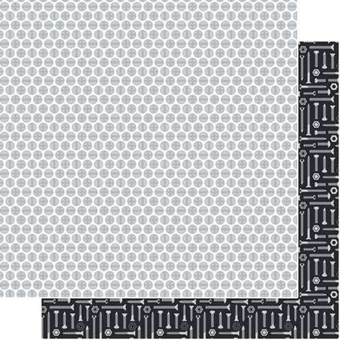 12"x 12" Carpenter Screws Double-Sided Paper