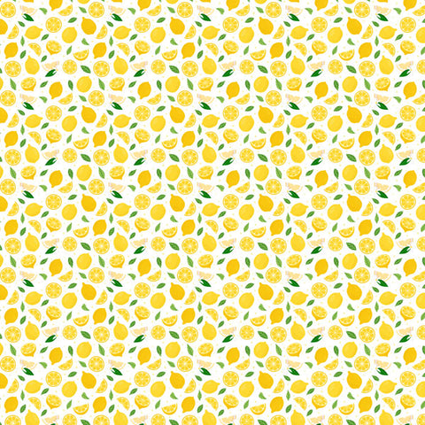 12"x 12" Lemons Fruit Double-Sided Paper