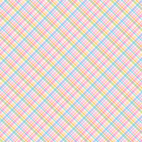 12'x 12" Easter Peeps & Plaid Double-Sided Paper