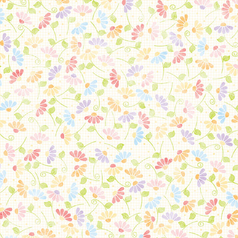 12'x 12" Fresh Flowers Single-Sided Paper