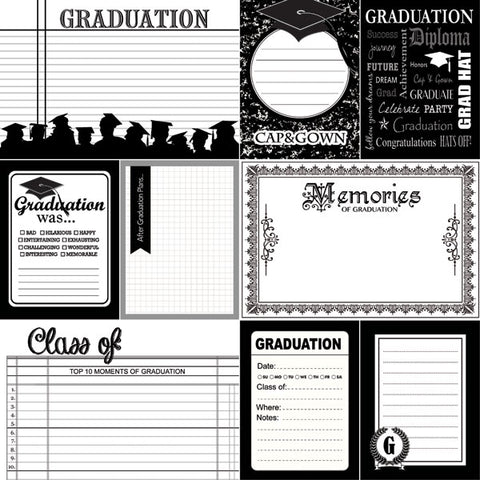 12"x 12" Graduation Memories/Journal Double-Sided Paper